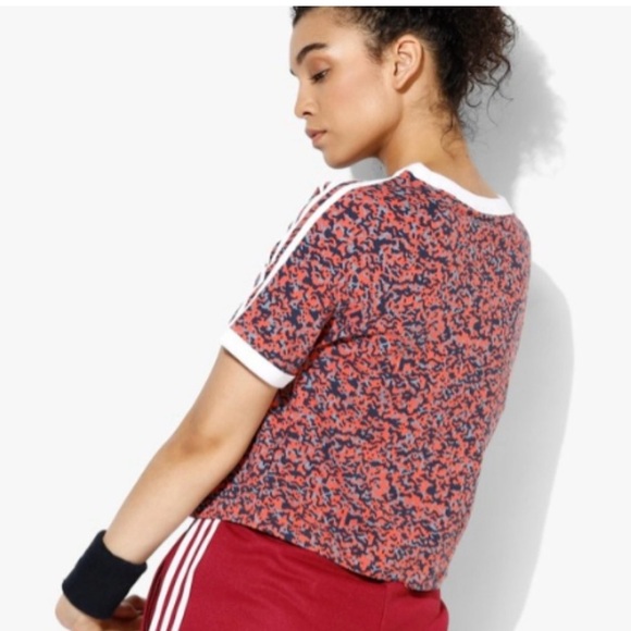 Adidas - action icon camouflage crop top - size xs - Picture 2 of 7